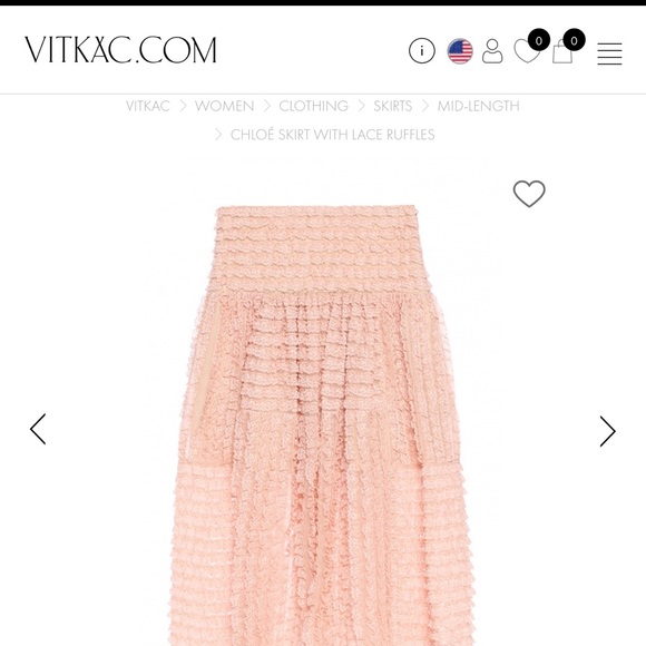 Chloe skirt with ruffles size 38 - Picture 3 of 11